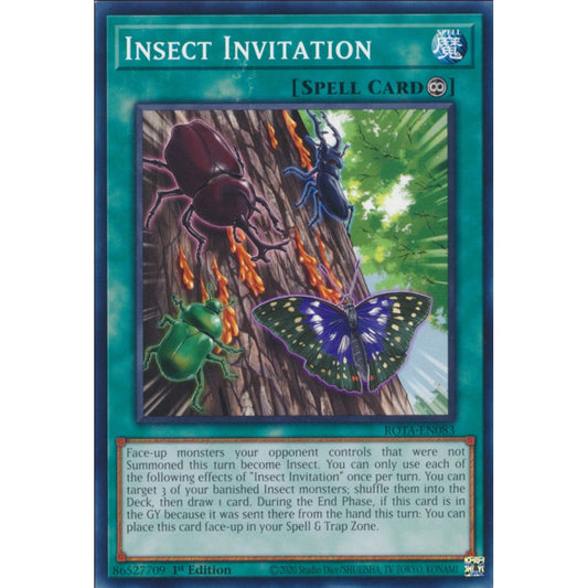 Insect Invitation, ROTA-EN083, Common, Yu-Gi-Oh, Rage of the Abyss