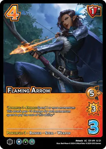 Flaming Arrow (UC CR-VM 8/21)