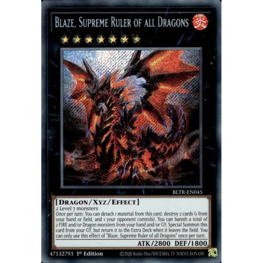 Blaze, Supreme Ruler of all Dragons (BLTR-EN045 Secret)