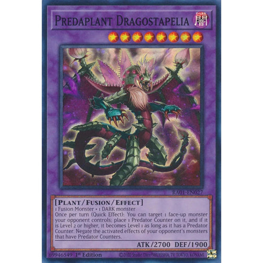 Yu-Gi-Oh! RA01-EN027 Predaplant Dragostapelia (Super Rare)