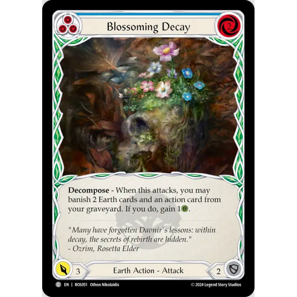 Blossoming Decay (Blue) (ROS051 C Regular)