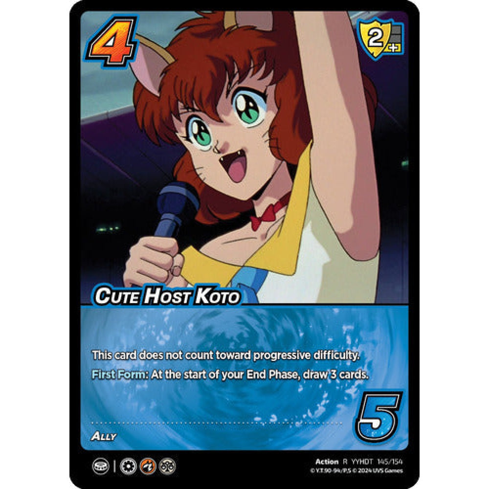 Cute Host Koto, 145/154, R, UniVersus, Yu Yu Hakusho: Dark Tournament