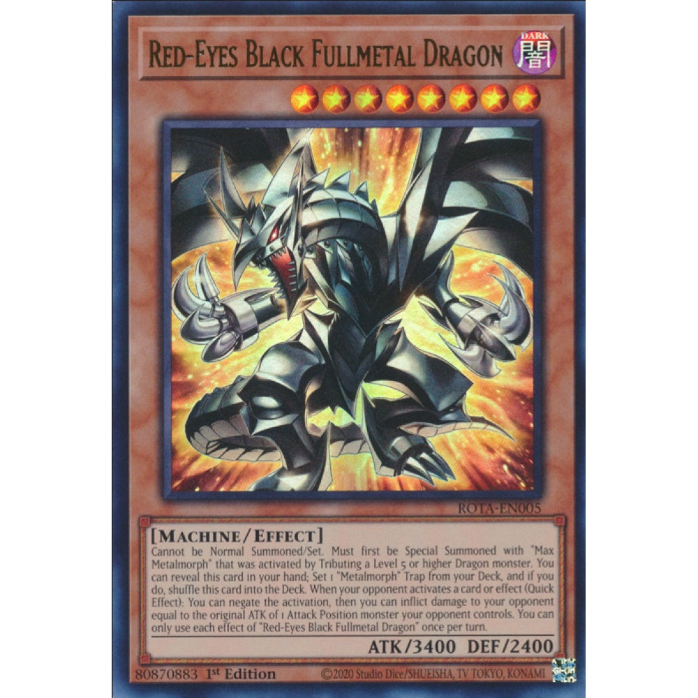 Red-Eyes Black Fullmetal Dragon, ROTA-EN005, Ultra, Yu-Gi-Oh, Rage of the Abyss