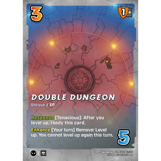 Double Dungeon, 12/20, SL01, Universus, Solo Leveling Challenger Deck, Foundation, UR