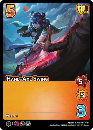 Hand-Axe Swing (C CR-MN 7/21)