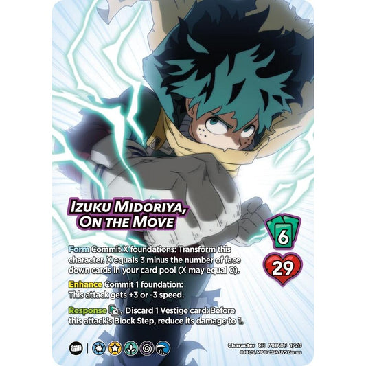 Izuku Midoriya, On the Move, 1/20, MHA08, Universus, Challenger Series: My Hero Academia - Dark Hero Arc, Character