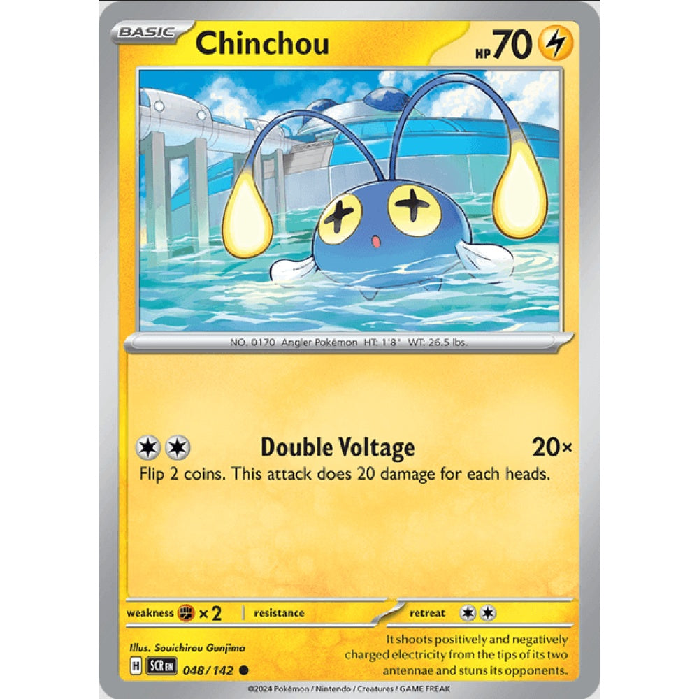 Chinchou (SCR 048/142 Common Reverse)