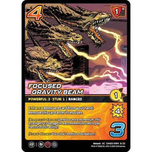 Focused Gravity Beam (UC CHA03-KRM 8/22)