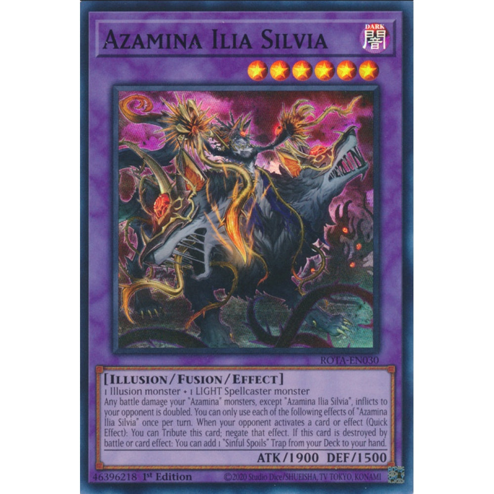 Azamina Ilia Silvia, ROTA-EN030, Super, Yu-Gi-Oh, Rage of the Abyss