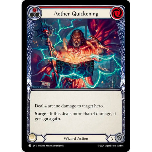 Aether Quickening (Red) (ROS183 C Regular)