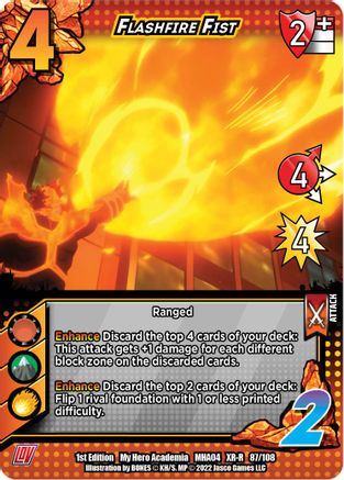 Flashfire Fist  (XR-R MHA04 087/108)