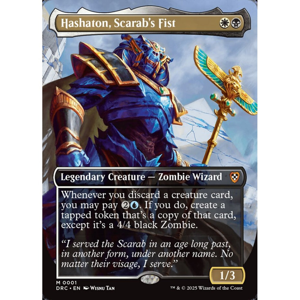 Hashaton, Scarab's Fist (M 1 DRC)