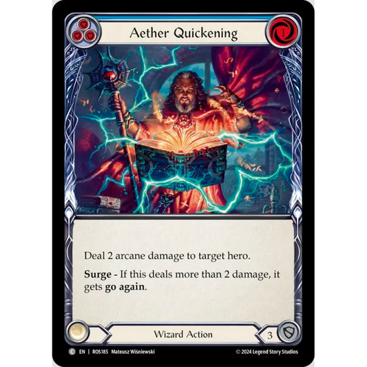 Aether Quickening (Blue) (ROS185 C Regular)