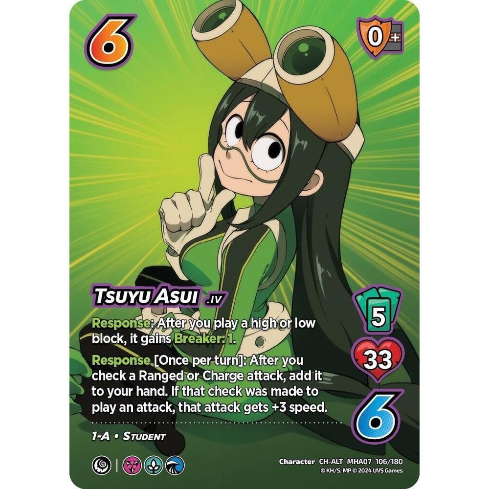 Tsuyu Asui, 106/180, MHA07, Universus, Girl Power, nan