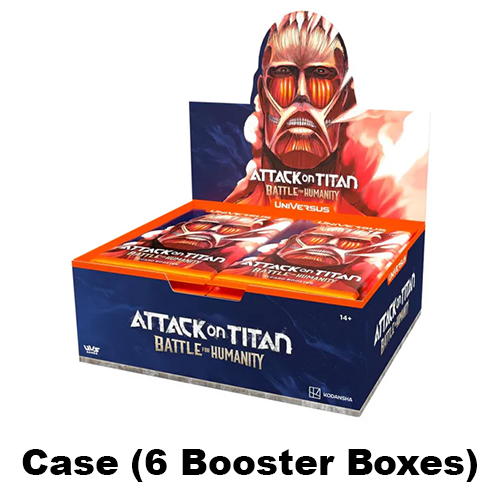 UniVersus CCG - Attack on Titan: Battle for Humanity Booster Box Case (6 Booster Boxes)