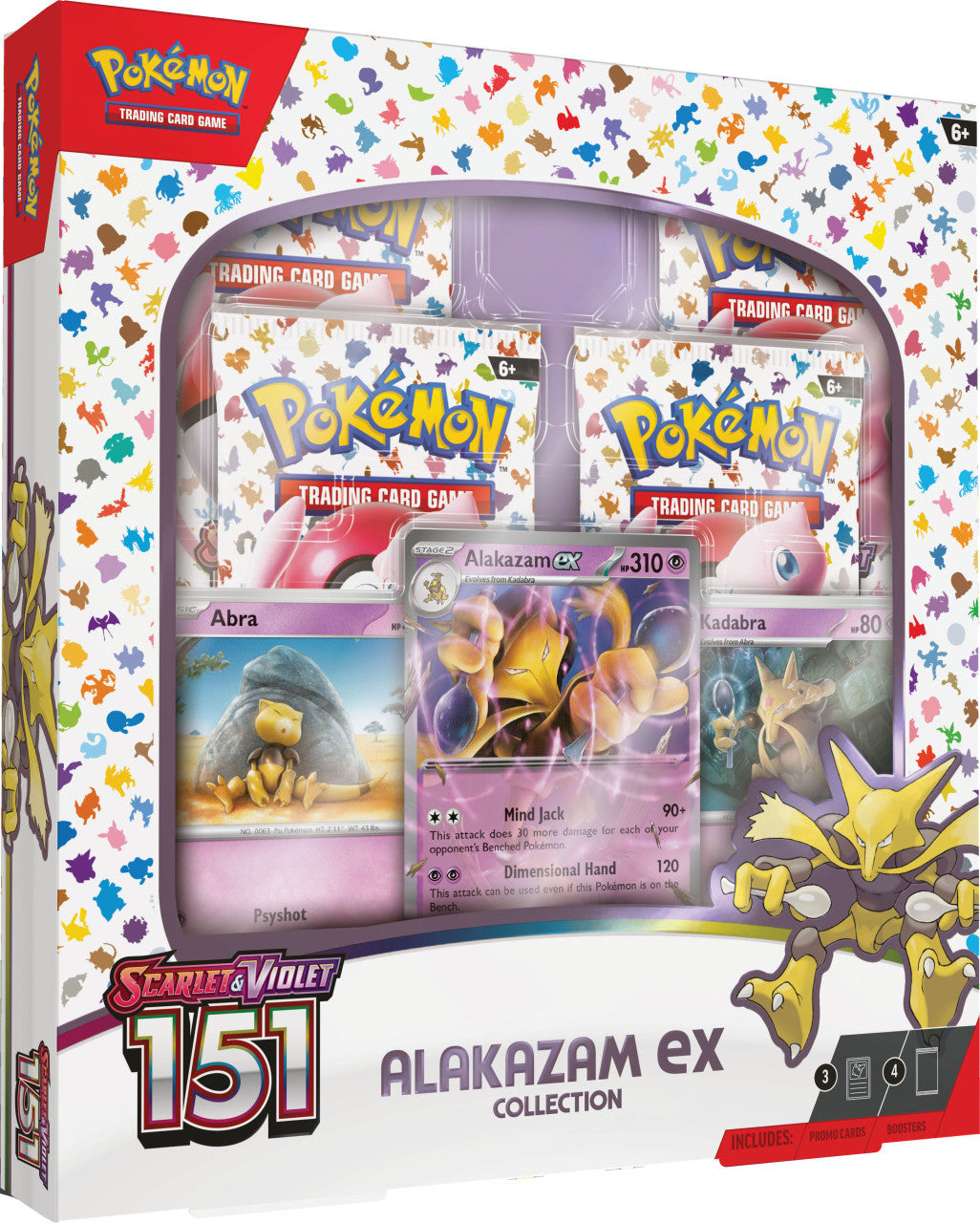 Pokemon Scarlet & Violet 151 Alakazam ex Collection Box