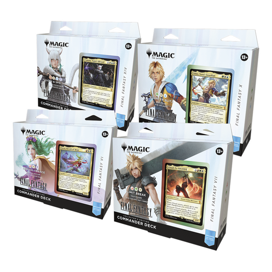 Magic: The Gathering - Final Fantasy Collector Commander Deck (Set of 4)