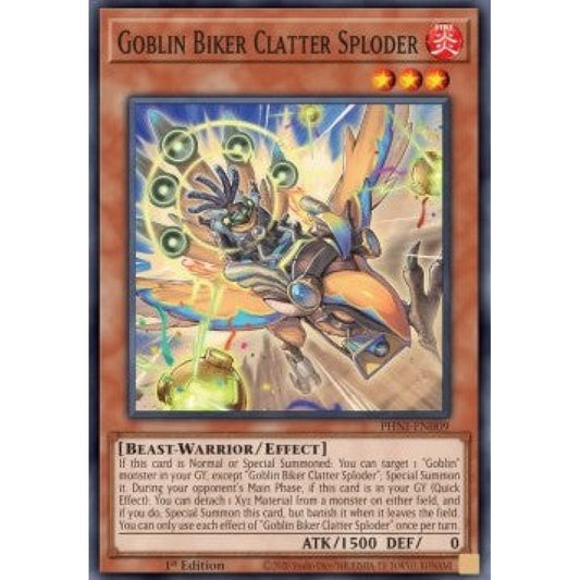 Yu-Gi-Oh! PHNI-EN009 Goblin Biker Clatter Sploder