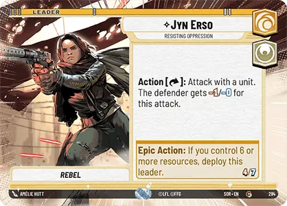 Jyn Erso (C SOR 284) Hyperspace