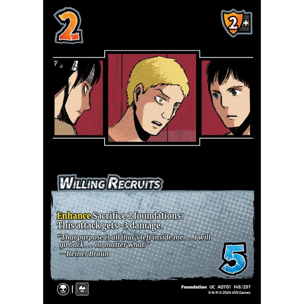 Willing Recruits (UC AOT01 149/297)