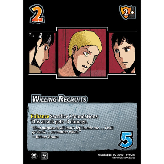 Willing Recruits (UC AOT01 149/297)