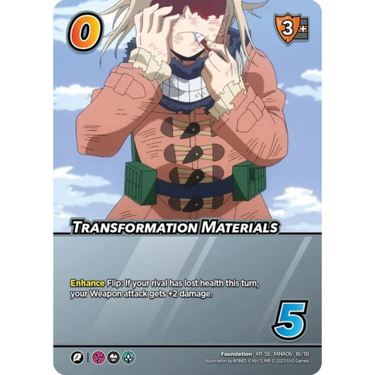 Transformation Materials (XR-SE MHA06 16/18)