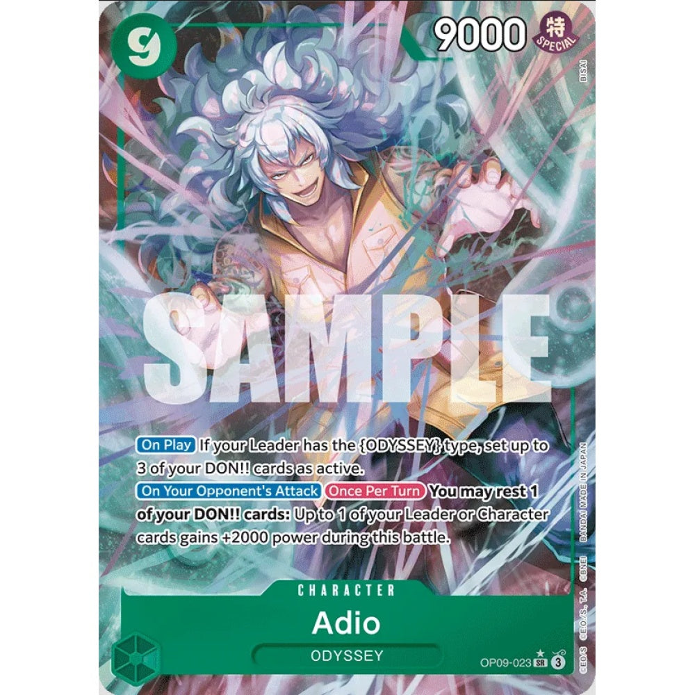 Adio, ALT, OP09-023, One Piece Card Game, OP09 Emperors in the New World