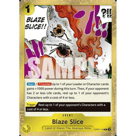 Blaze Slice (R OP07-116)