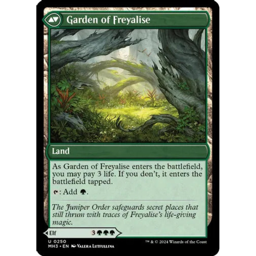 Disciple of Freyalise // Garden of Freyalise (U 250 MH3)