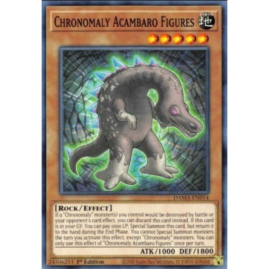 Yu-Gi-Oh! DAMA-EN014 Chronomaly Acambaro Figures (Common)