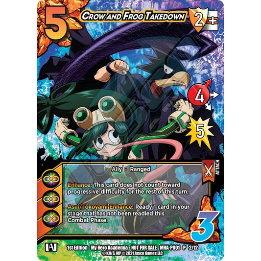 Crow and Frog Takedown, 2/12, MHA-PU01, Universus, MHA Promos, nan