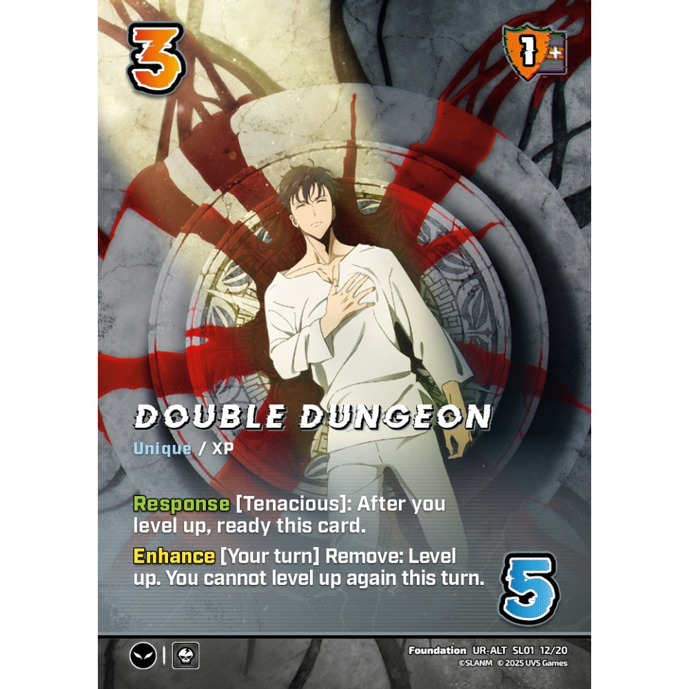 Double Dungeon, 12/20, SL01, Universus, Solo Leveling Challenger Deck, Foundation, UR-ALT