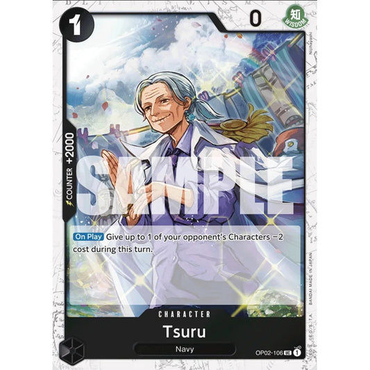 Tsuru, UC, OP02-106, One Piece Card Game, PRB01 The Best