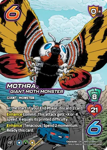 Mothra, Giant Moth Monster (CH CHA03-GMM 3/22)