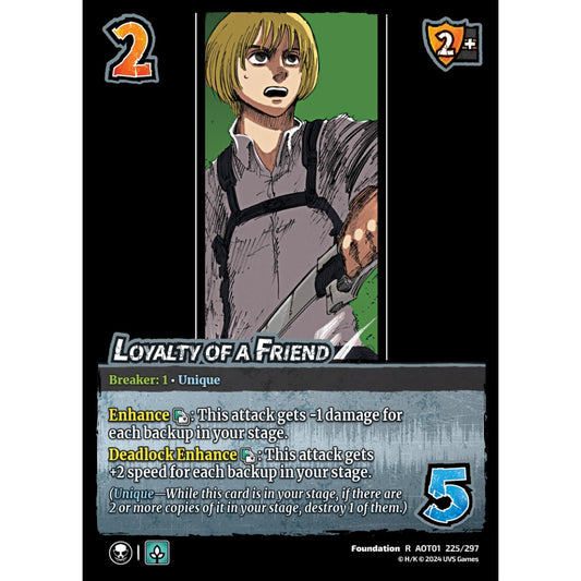 Loyalty of a Friend (R AOT01 225/297)