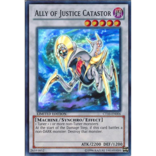 Yu-Gi-Oh! CT10-EN006 Ally of Justice Catastor (Super Rare)