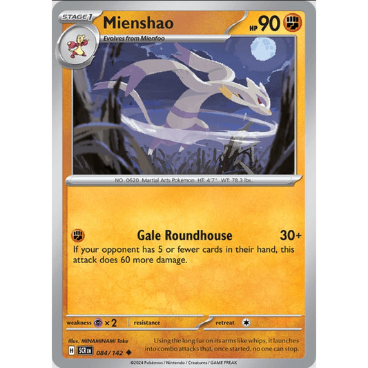 Mienshao (SCR 084/142 Uncommon)