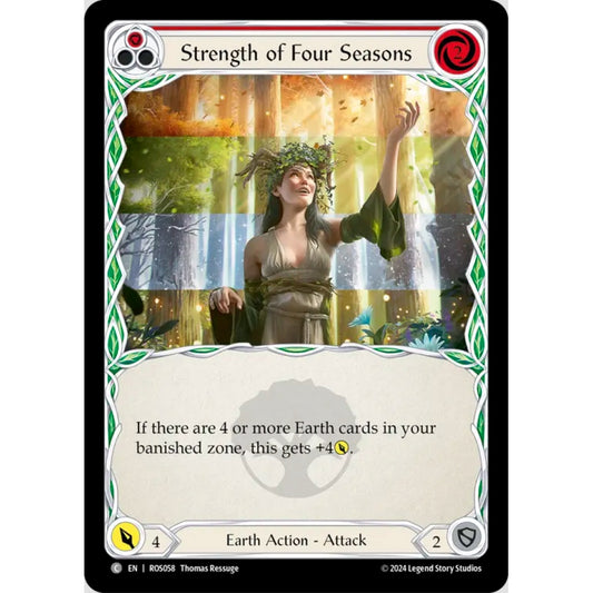 Strength of Four Seasons (Red) (ROS058 C Regular)