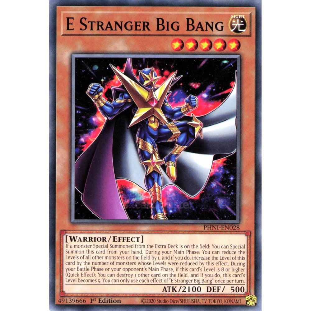 Yu-Gi-Oh! PHNI-EN028 E Stranger Big Bang