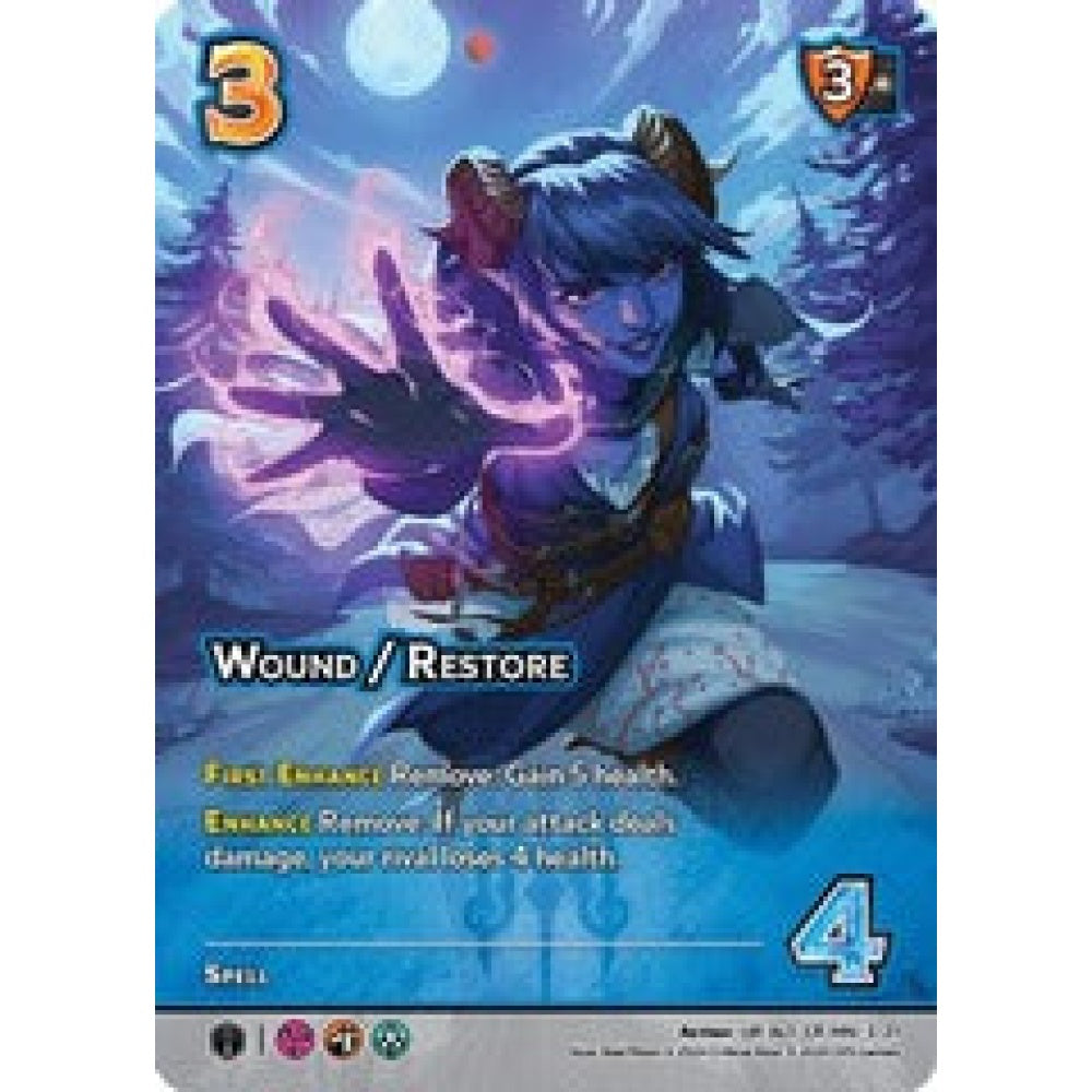 Wound/Restore (Alternate Art) (UR-ALT CR-MN 3/21)