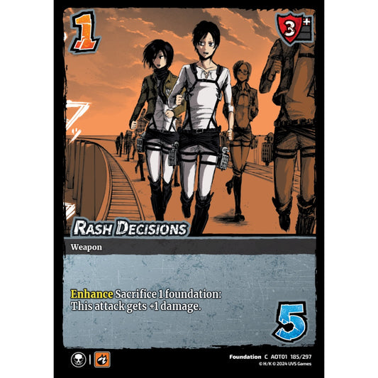 Rash Decisions (C AOT01 185/297)