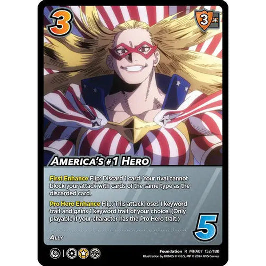 America's #1 Hero (R MHA07 152/180)