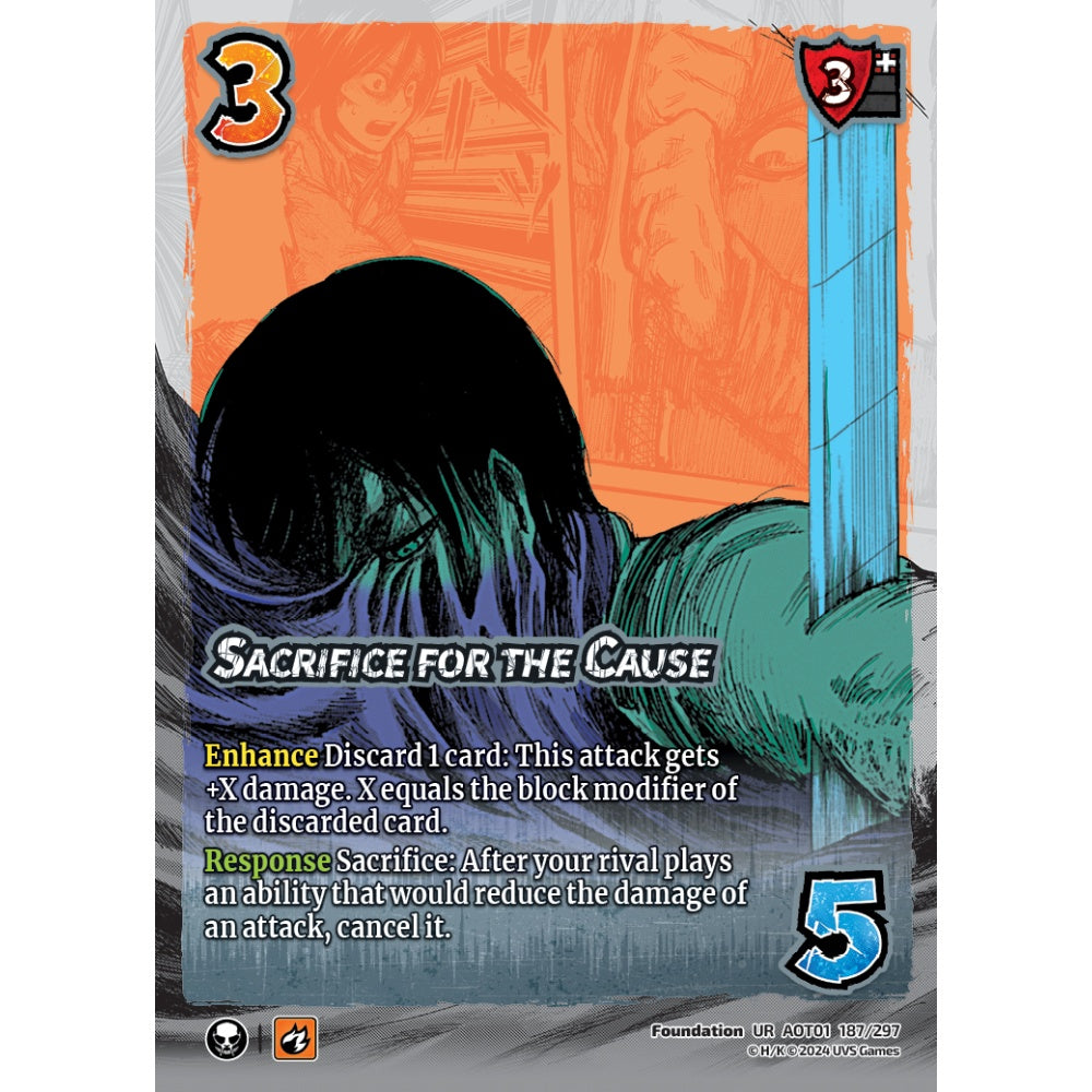 Sacrifice for the Cause (UR AOT01 187/297)