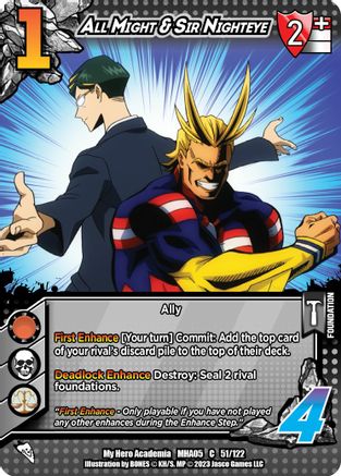 All Might & Sir Nighteye (C MHA05 51/122)