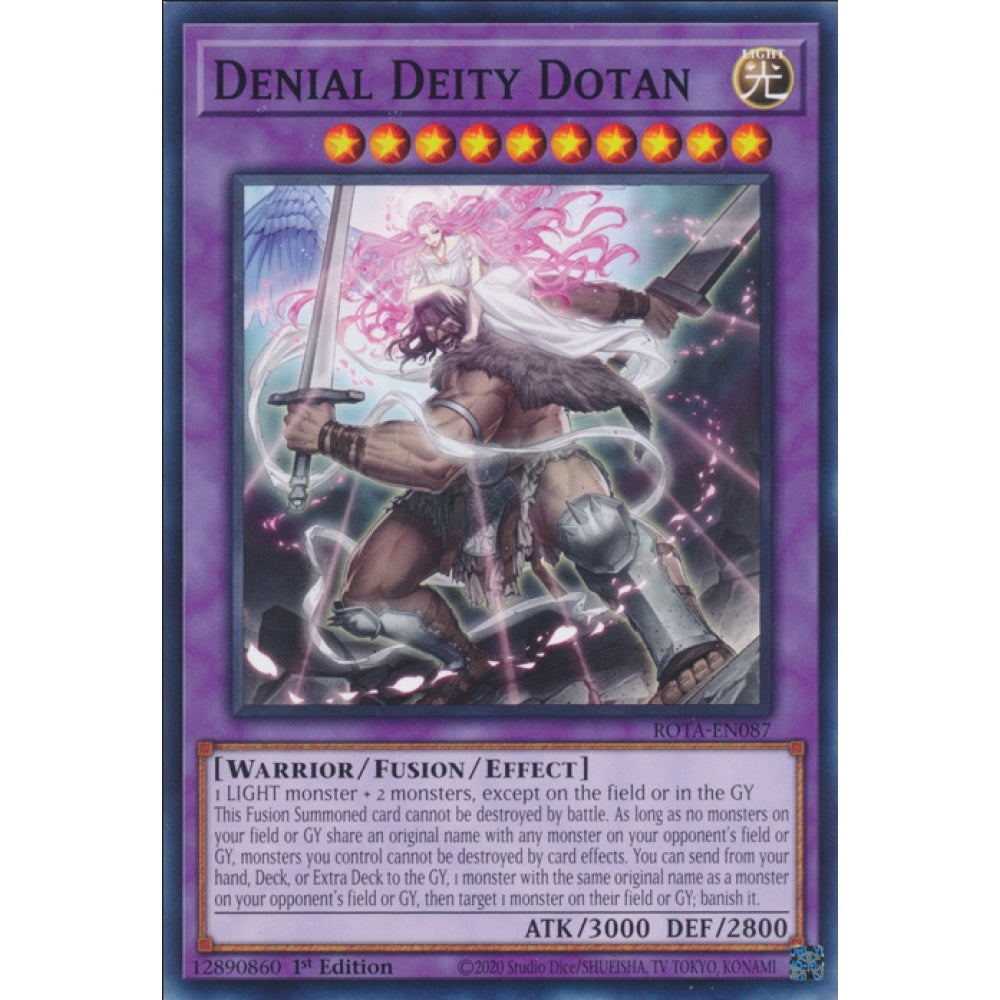 Denial Deity Dotan, ROTA-EN087, Common, Yu-Gi-Oh, Rage of the Abyss