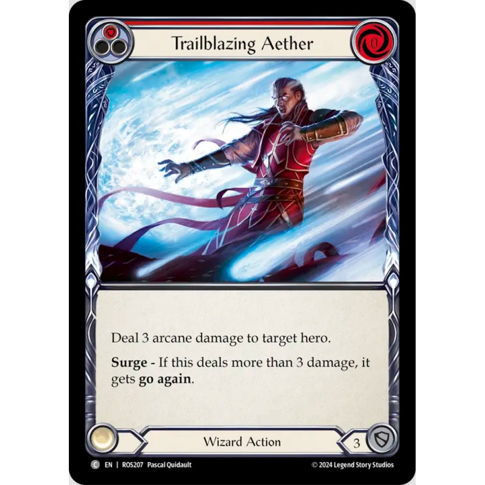 Trailblazing Aether (Red) (ROS207 C Regular)