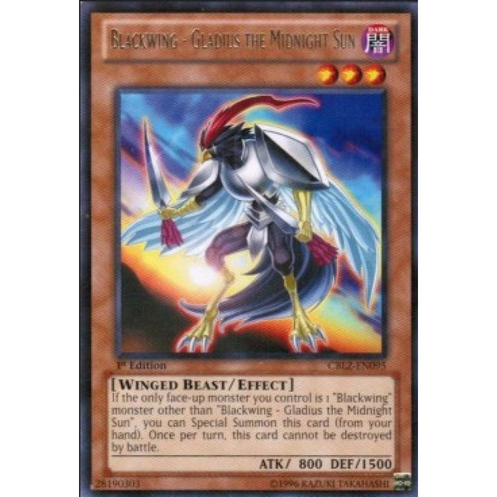 Yu-Gi-Oh! CBLZ-EN095 Blackwing - Gladius the Midnight Sun (Rare)