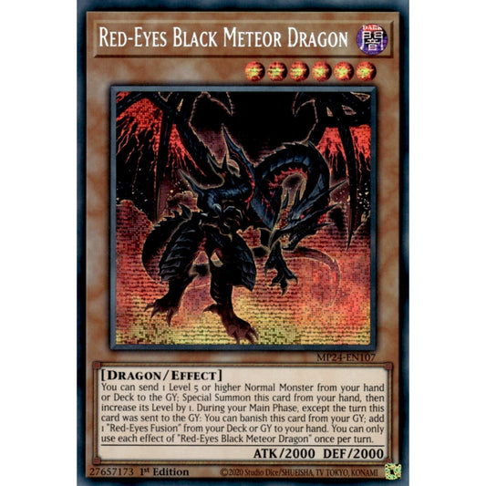 Red-Eyes Black Meteor Dragon (MP24-EN107 Prismatic)