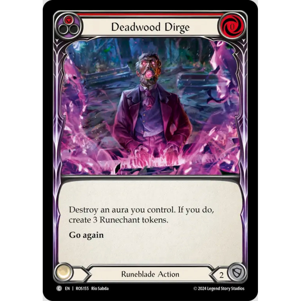 Deadwood Dirge (Red) (ROS155 C Regular)