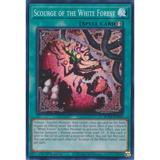 Scourge of the White Forest, ROTA-EN056, Super, Yu-Gi-Oh, Rage of the Abyss